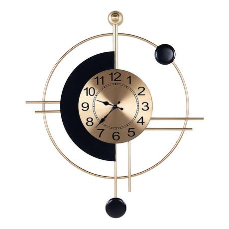 Beliani Horloge murale en Métal Rétro ALLOGNY  