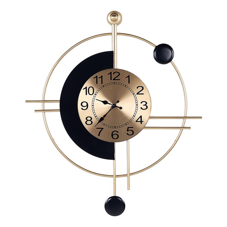 Beliani Wanduhr aus Eisen Retro ALLOGNY  