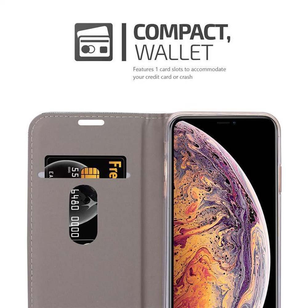 Cadorabo  Hülle für Apple iPhone XS MAX Magnetverschluss, Kartenfach 