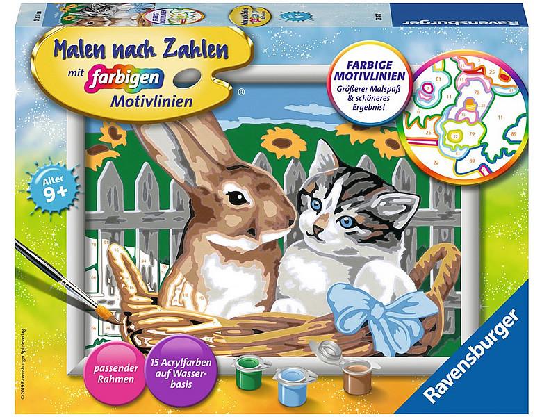 Ravensburger  Malen nach Zahlen Putzige Freunde 