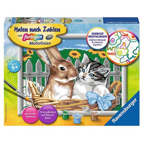 Ravensburger  Malen nach Zahlen Putzige Freunde 