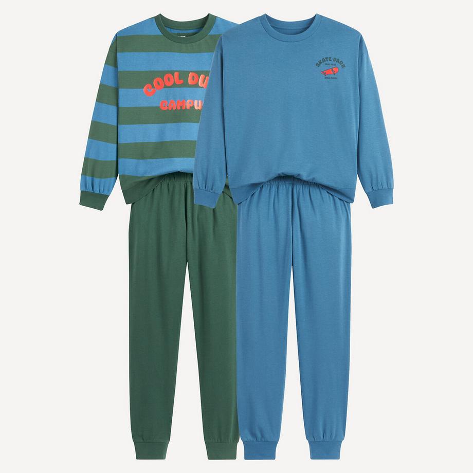 La Redoute Collections  Lot de 2 pyjamas&nbsp; en jersey de coton 