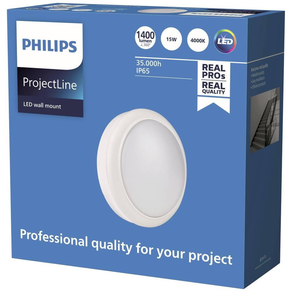 Philips Lighting ProjectLine Wandl 15W rd 40K IP65  