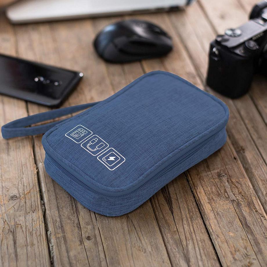 Only-bags.store  Kabelorganisationstasche flach kleine elektronische Tasche Organizer Kabeltasche 