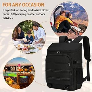 Only-bags.store Wasserdichten Isoliert Kühltasche Groß Picknickrucksäcke Leicht Lunch Tasche Rucksäcke Cooler Bag für Camping BBQ Wandern Picknick  