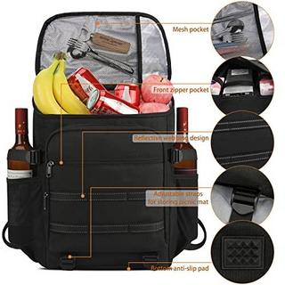 Only-bags.store Wasserdichte Isolierte Kühltasche Grosser Picknickrucksack Leichte Lunch Tasche  