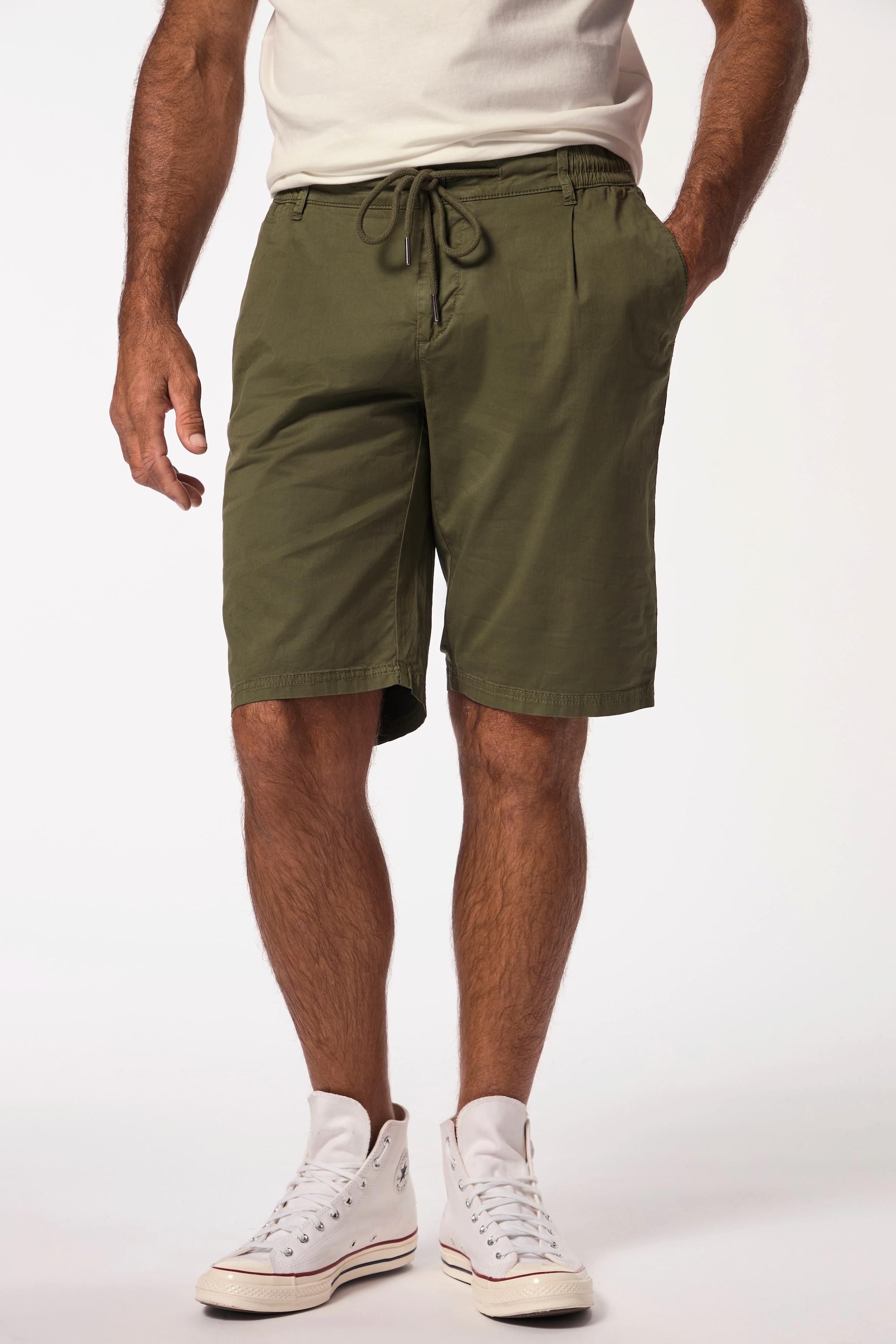 JP1880  Bermuda chino con FLEXNAMIC®, taglio speciale per l'addome e quattro tasche, fino alla tg. 8XL 