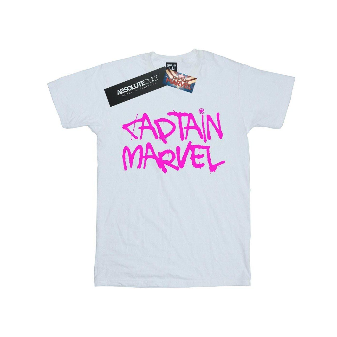Image of Captain Spray Text Tshirt Jungen Weiss 128