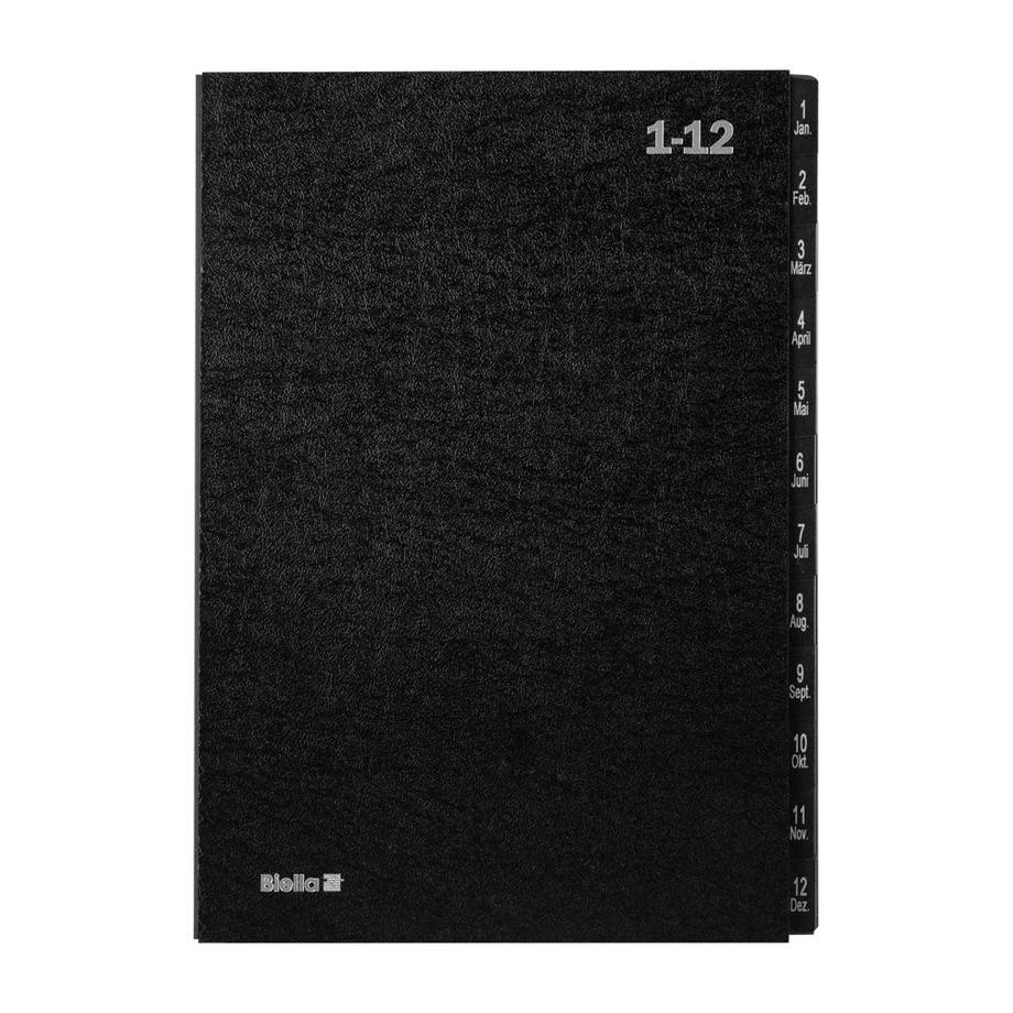 Biella Pult- und Ordnungsmappe A4 1-12  