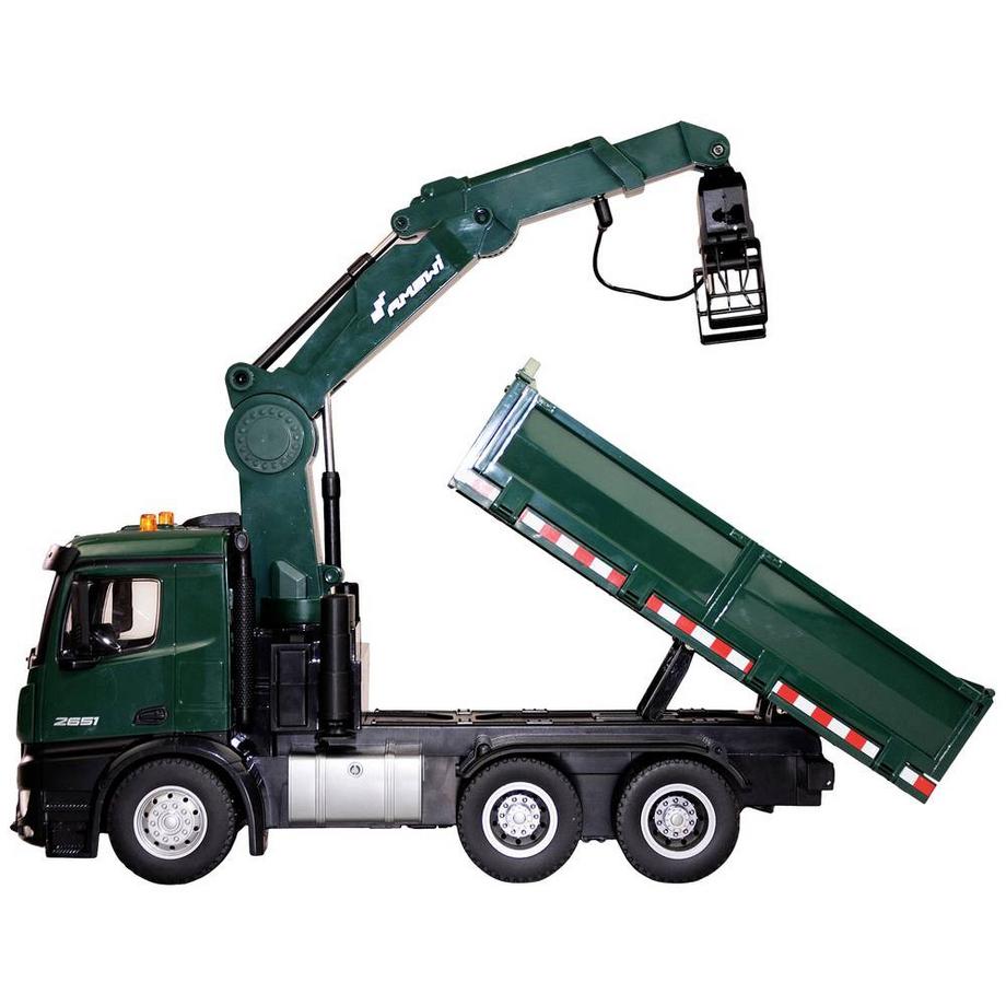 Amewi  Mercedes-Benz Arocs Kranwagen mit Kipper RTR 