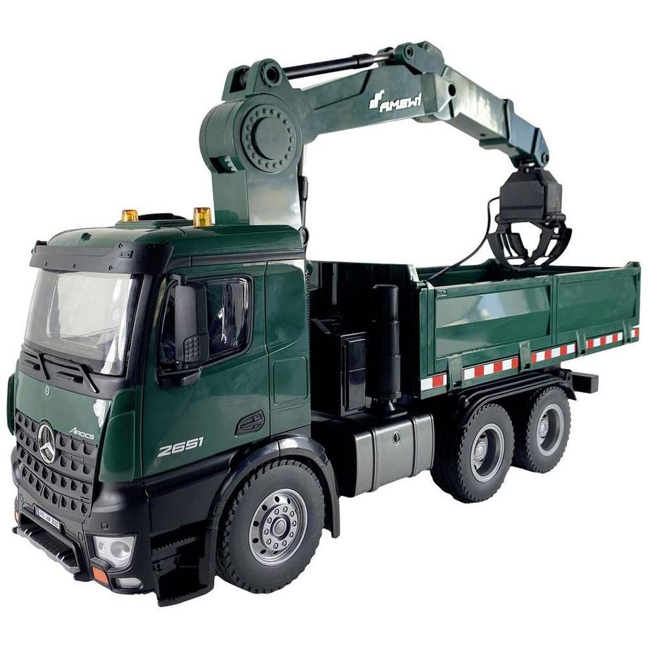 Amewi  Mercedes-Benz Arocs Kranwagen mit Kipper RTR 