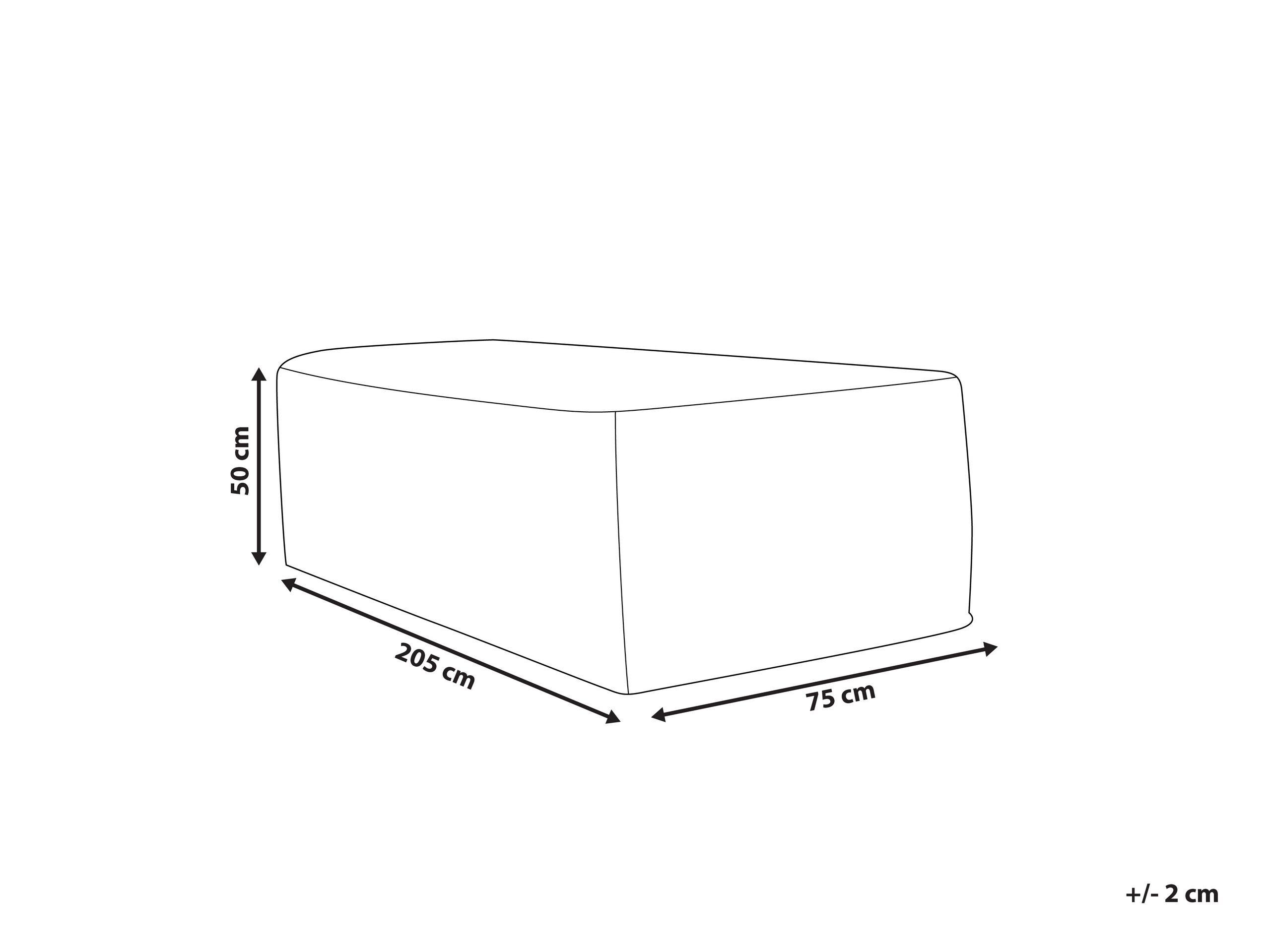 Beliani Protezione impermeabile en PVC CHUVA  