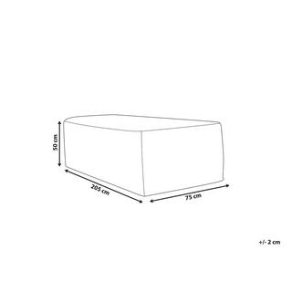 Beliani Protezione impermeabile en PVC CHUVA  