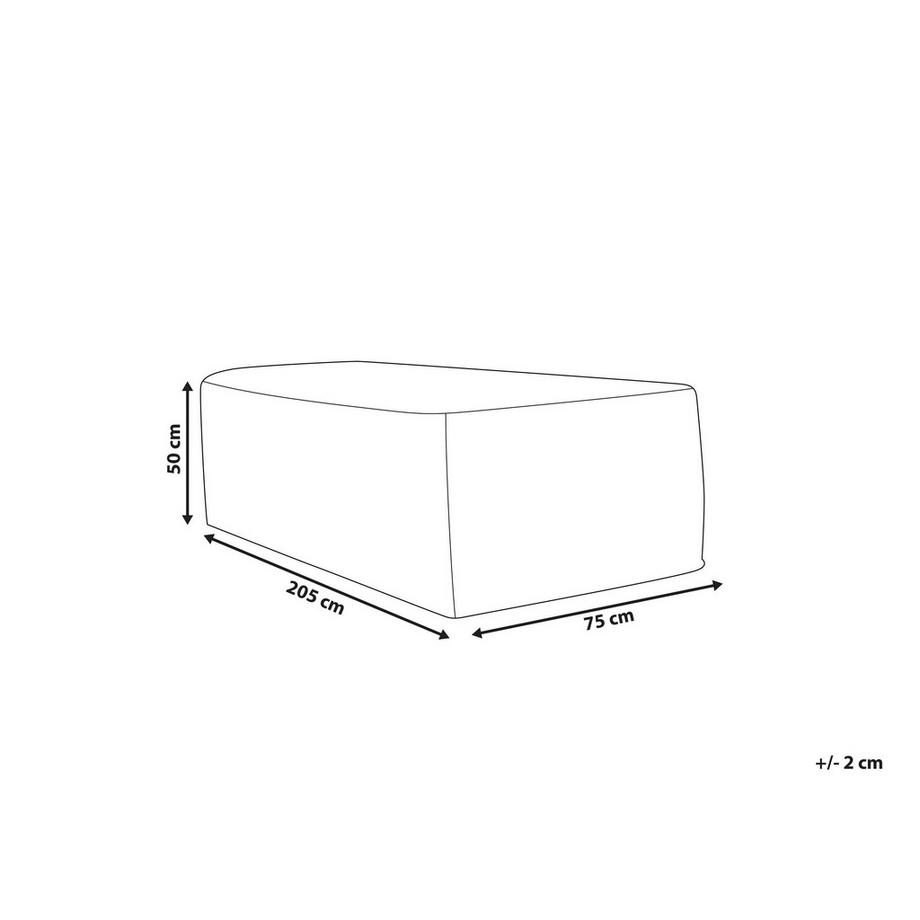Beliani Regenschutzhülle aus PVC CHUVA  