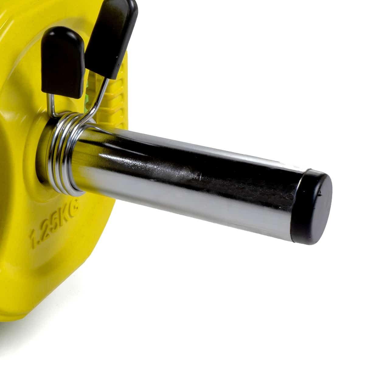 GladiatorFit  Gewichtsstange Pump 140cm Ø 30mm + 2 Scheibenstopper GladiatorFit 