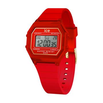 Ice Digit Retro Red Passion Clear Small