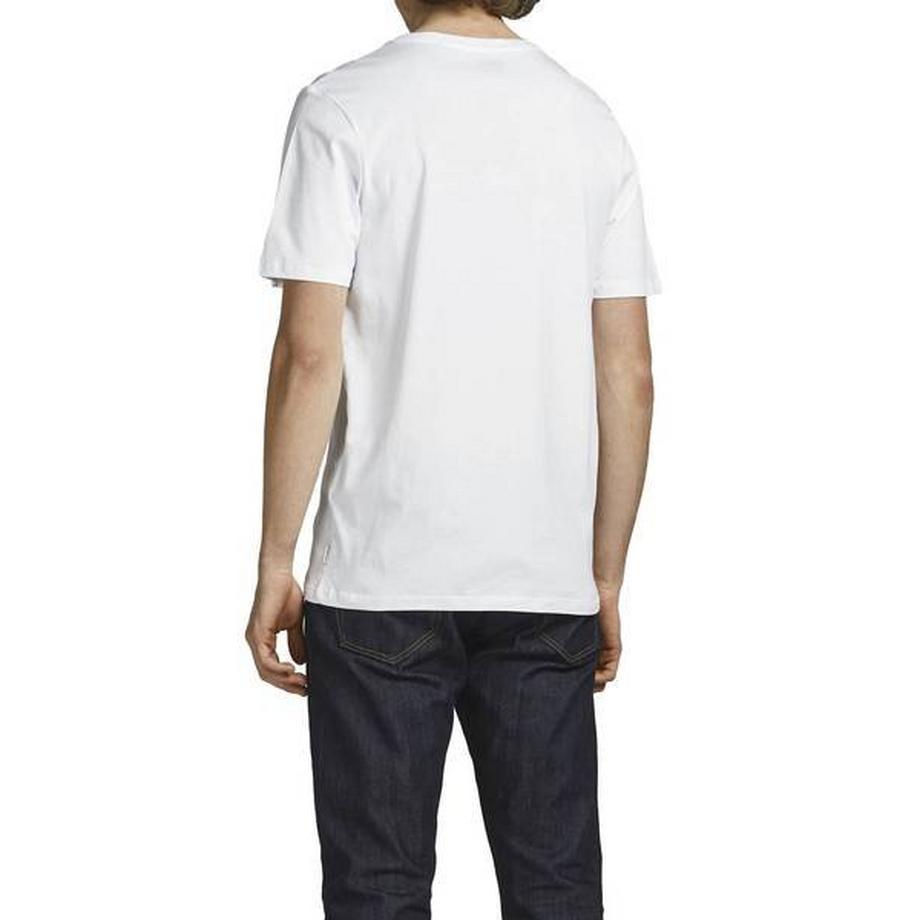 JACK & JONES JACBASIC T-Shirt Col V Lot de 2  