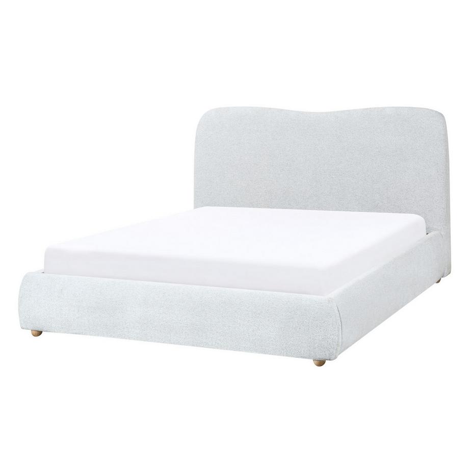 Beliani Lit ottoman en Tissu Moderne BLAGNAC  