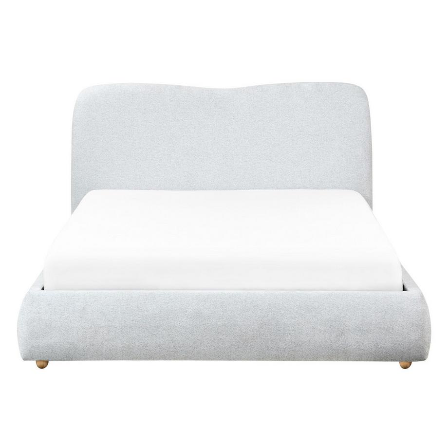 Beliani Lit ottoman en Tissu Moderne BLAGNAC  