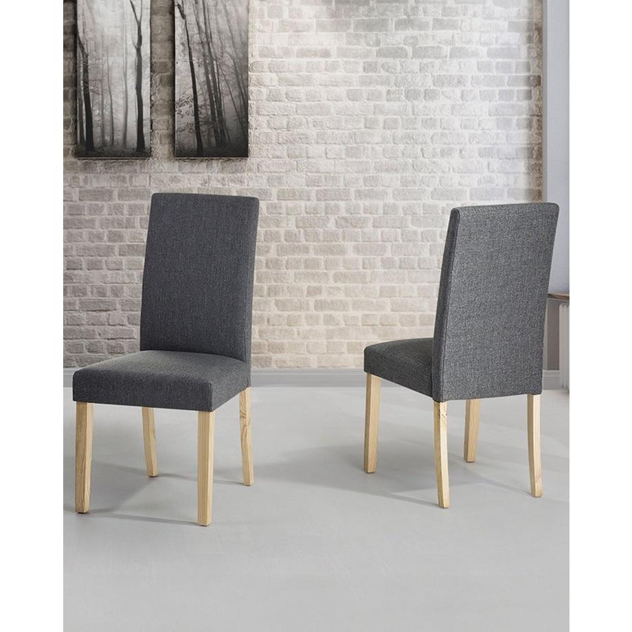 Beliani Set di 2 sedie da pranzo en Poliestere Retrò BROADWAY  