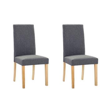 Lot de 2 chaises de salle à manger en Polyester Rétro BROADWAY