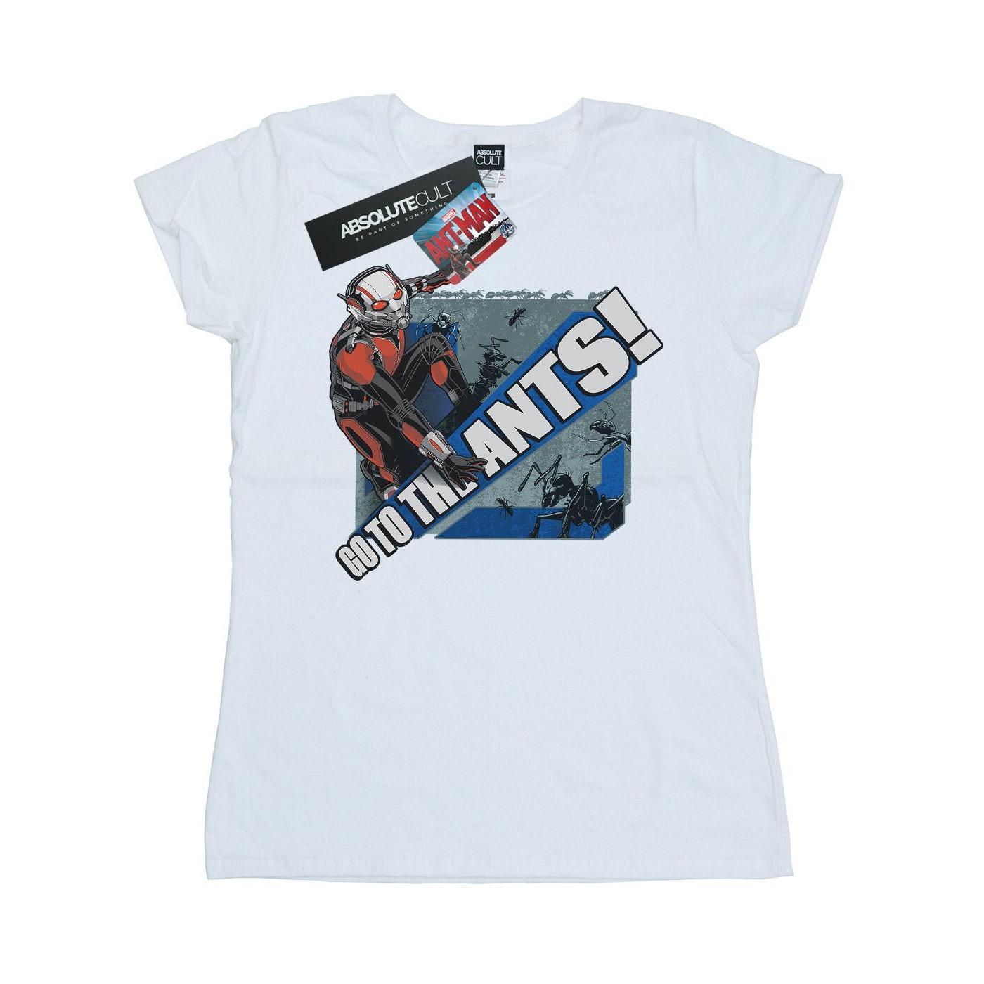Image of Antman Go To The Ants Tshirt Damen Weiss L