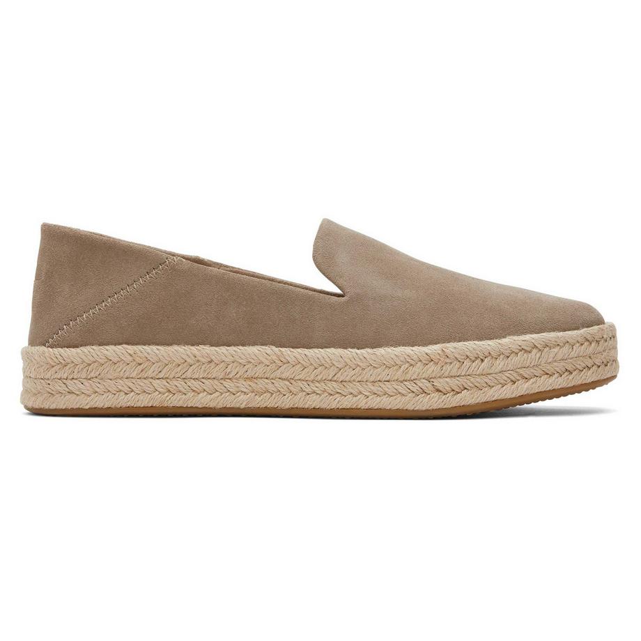 TOMS Espadrillas Slip-On in Camoscio  