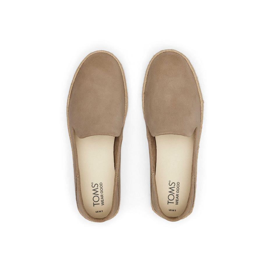 TOMS Espadrillas Slip-On in Camoscio  