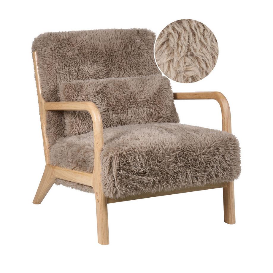Sessel aus Webpelz  SKOVDE