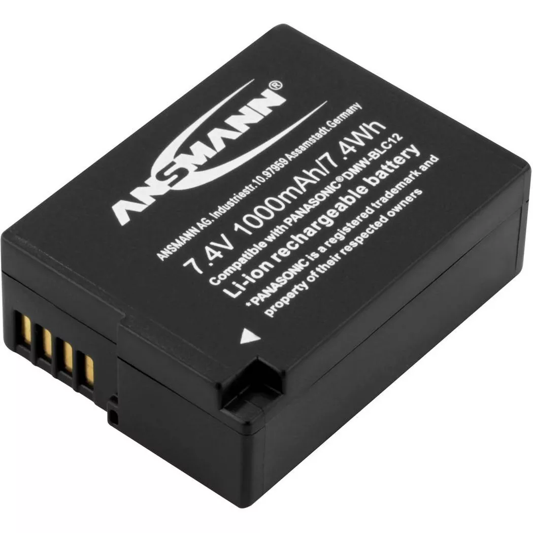 ANSMANN - Batterie pour appareil photo, One Size, Noir