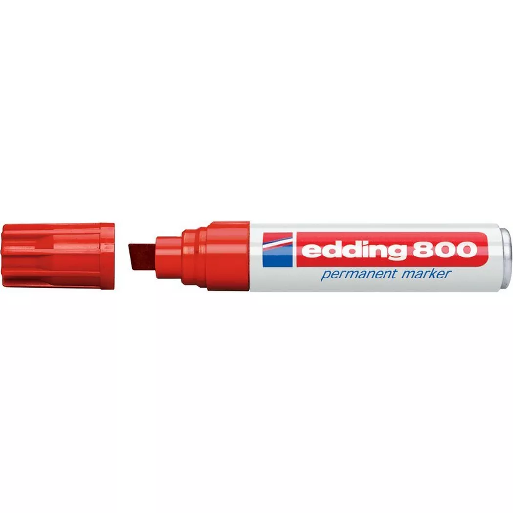EDDING Marqueur permanent 800 4-12mm 800-2 rouge