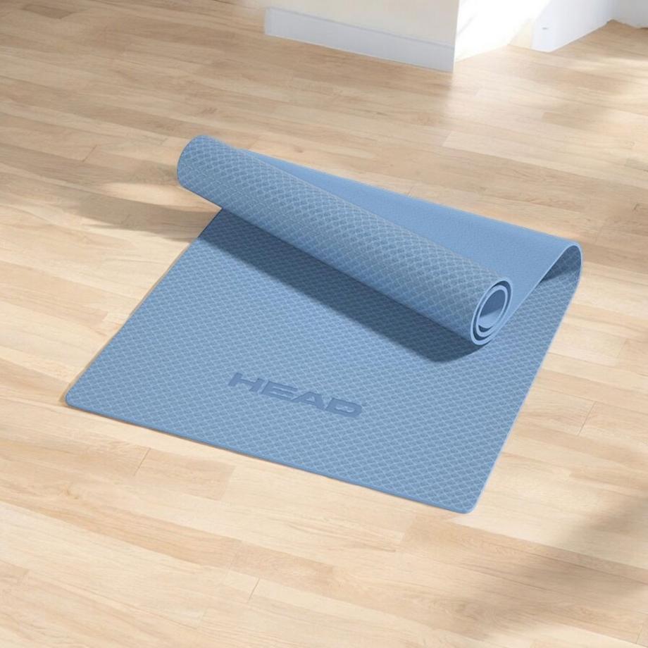 Head  Yogamatte Blau 
