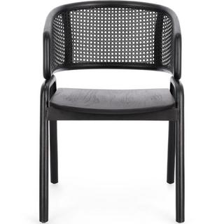 mutoni Fauteuil Keith noir  