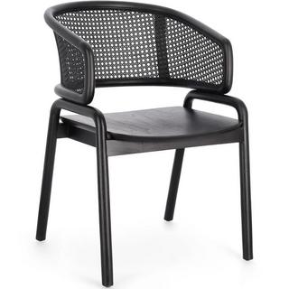 mutoni Fauteuil Keith noir  