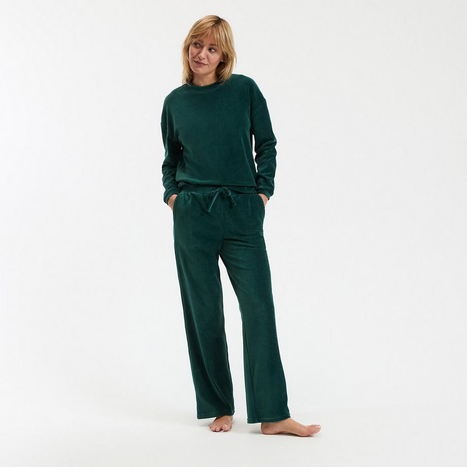 Pyjama aus Cordsamt