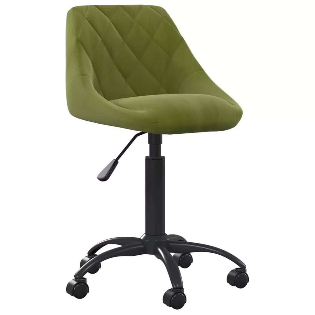 VidaXL - Chaise de salle à manger velours, One Size, Vert