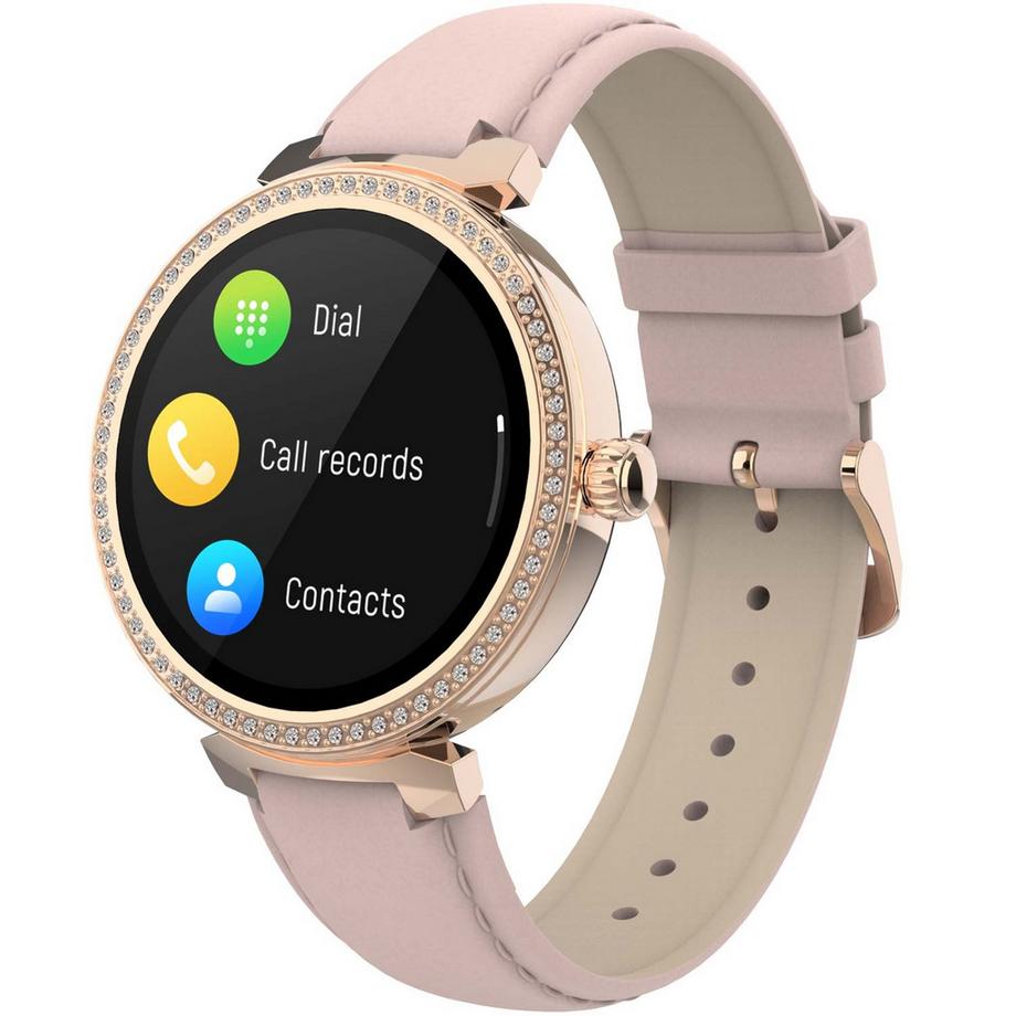 DENVER  SWC-342RO Bluetooth-Smartwatch mit Herzfrequenz- und Blutsauerstoffsensor 