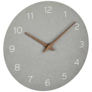 TFA Dostmann Horloge murale analogique 60.354.04 avec pointeur en bois de noyer  