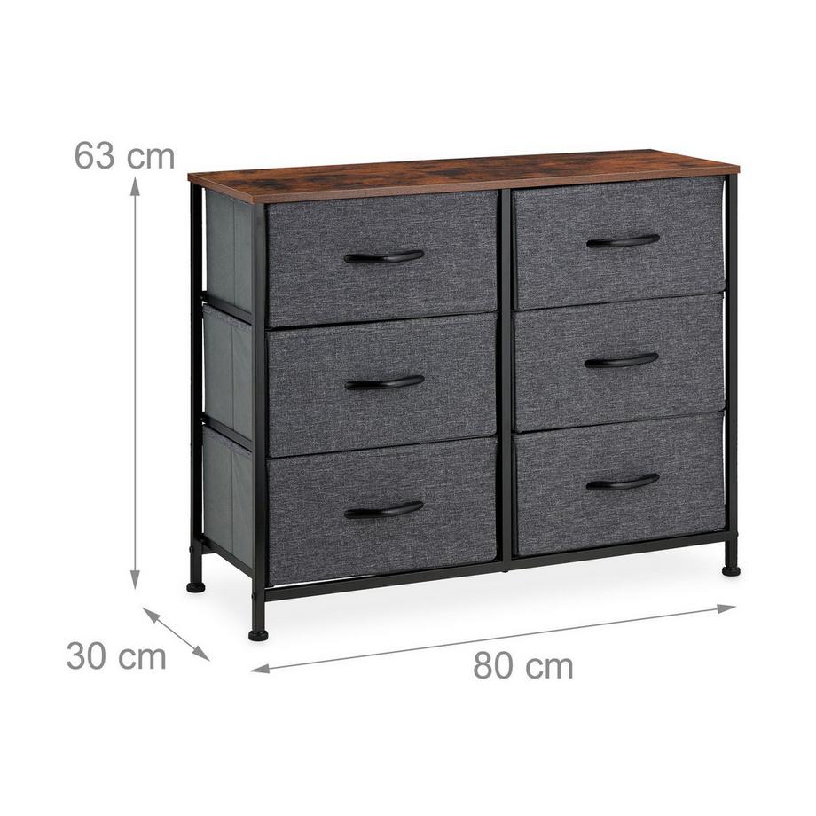 B2X Cassettiera a 6 cassetti  