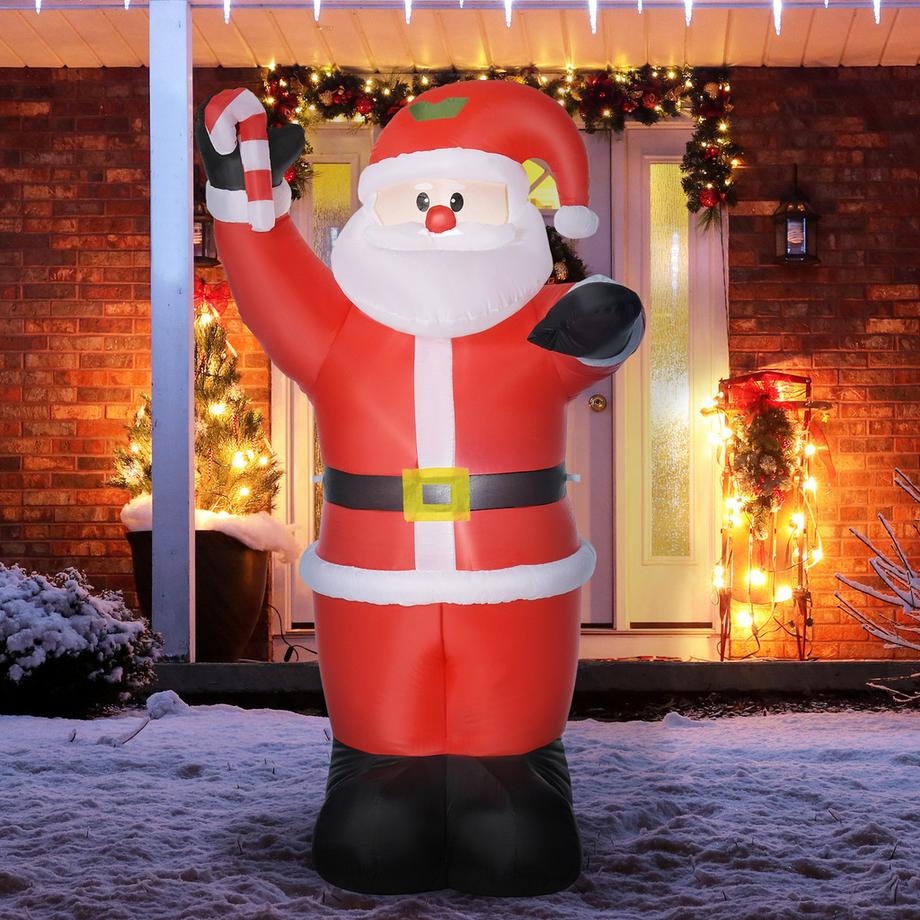 HOMCOM Aufblasbar Weihnachtsdeko  