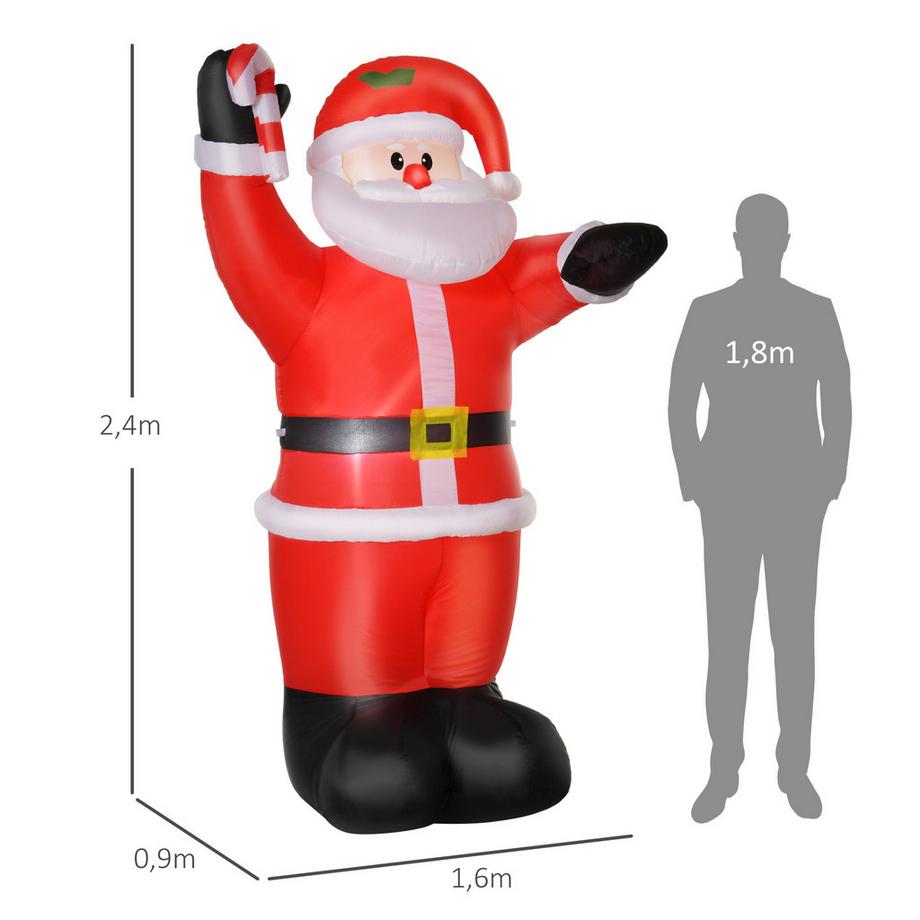 HOMCOM Aufblasbar Weihnachtsdeko  