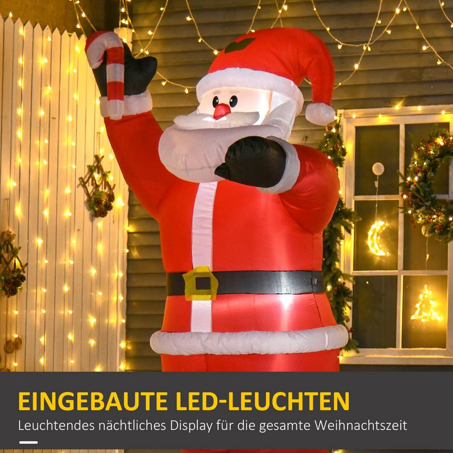 HOMCOM Aufblasbar Weihnachtsdeko  
