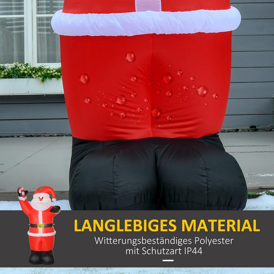 HOMCOM Aufblasbar Weihnachtsdeko  