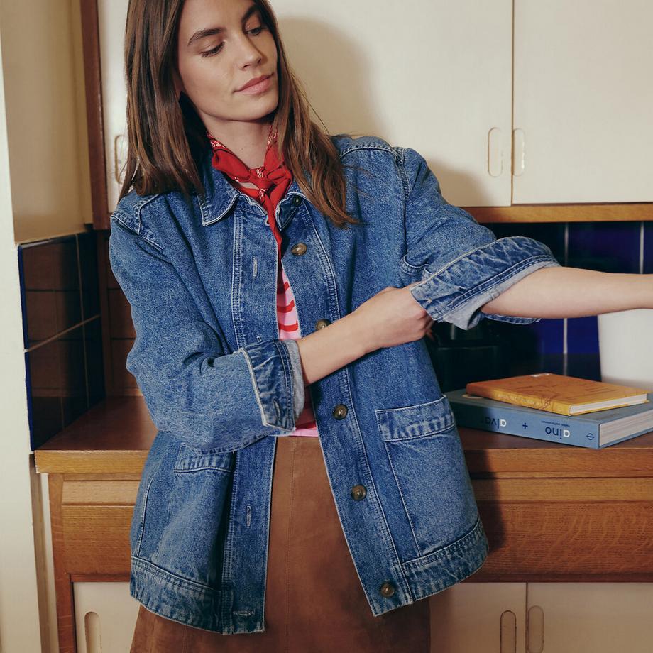 Weite Signature Jeansjacke LEONY