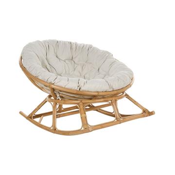 Schaukelsessel aus Rattan Boho ORVIETO