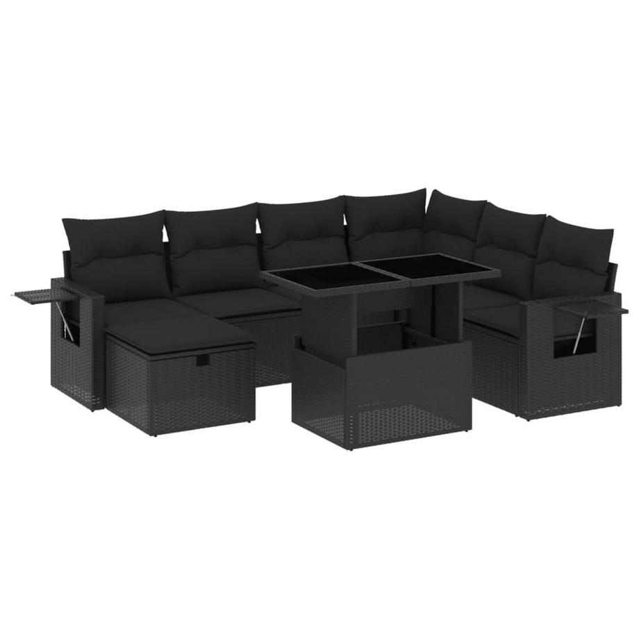 set divano da giardino Polirattan