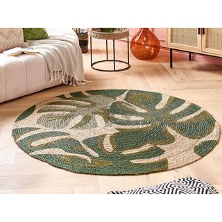 Beliani Tapis en Jute Boho BAYAT  