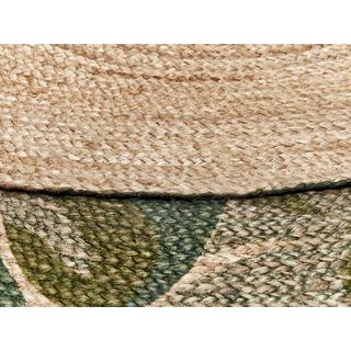 Beliani Tapis en Jute Boho BAYAT  