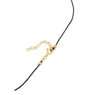 Elli  Collier Dames Choker Nylon Camourrleaf Luck Talisman 