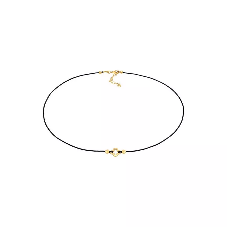 Elli Halskette Choker Nylon Kleeblatt Glück Beadonline kaufen MANOR